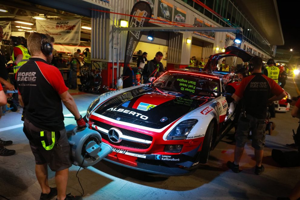 La SLS AMG GT3 di Hofor-Racing ha funzionato come un orologio ed è stata la chiave del trionfo. 