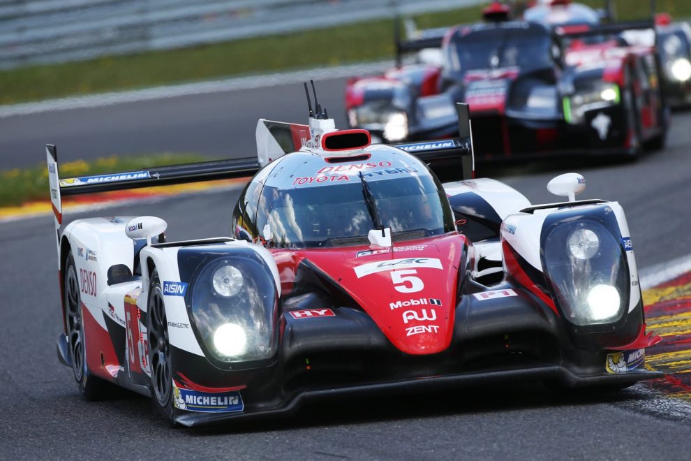 Fast but not yet reliable enough: Sébastien Buemi's Toyota TS050 Hybrid was leading the race after half-time before the new V6 engine suffered damage.