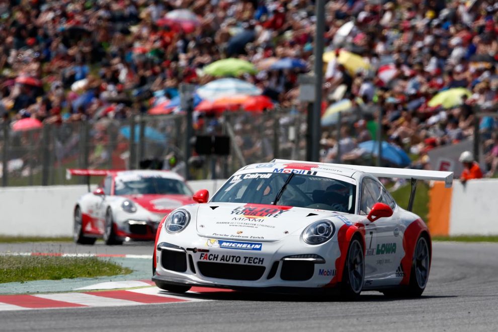 Un buon inizio di stagione davanti a una tribuna GP piena: se non fosse stato per un incidente in frenata, Philipp Frommenwiler avrebbe potuto concludere la gara in una posizione superiore al nono posto.