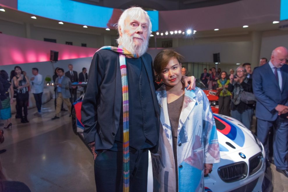 John Baldessari and Cao Fei at Art Basel: They showed the first studies of their Art Cars based on a BMW M6 GT3.