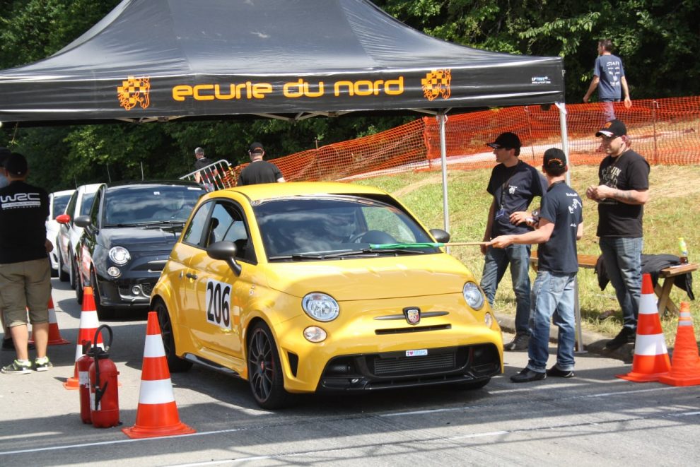 The champion has been decided: In six starts in the Trofeo Abarth Slalom, Sylvain Burkhalter celebrated just as many victories with his yellow 695 biposto.